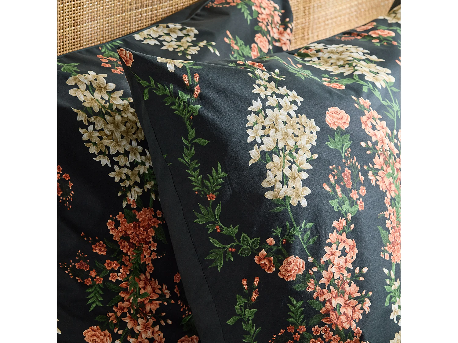 Parure de lit Androma Noir Coton 200x220