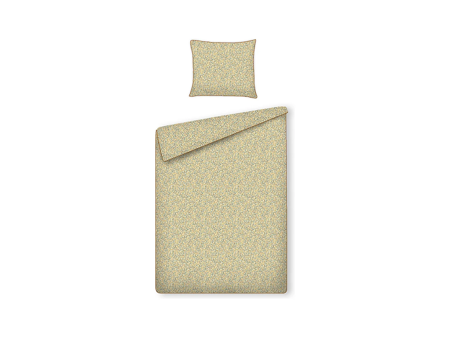Bettwäsche Crisenta mittleres Beige 140x200