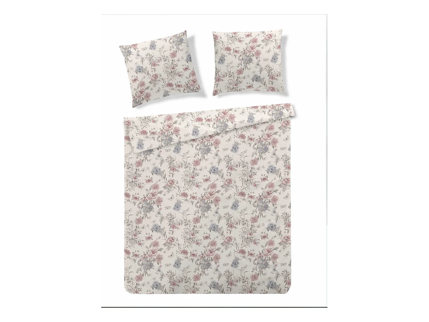 Parure de lit Alionis écru moyen microfibre 200x220