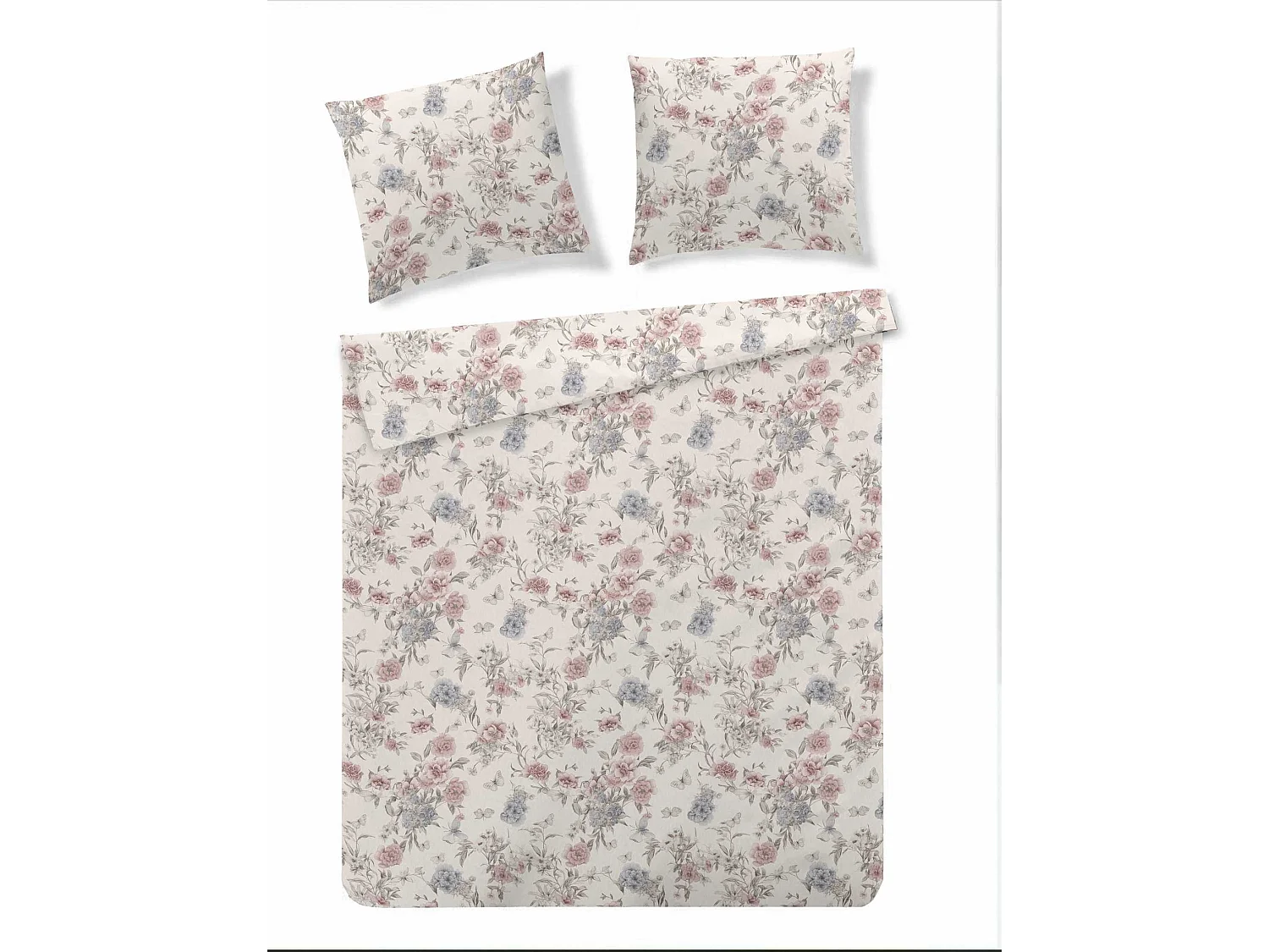 Parure de lit Alionis écru moyen microfibre 200x220