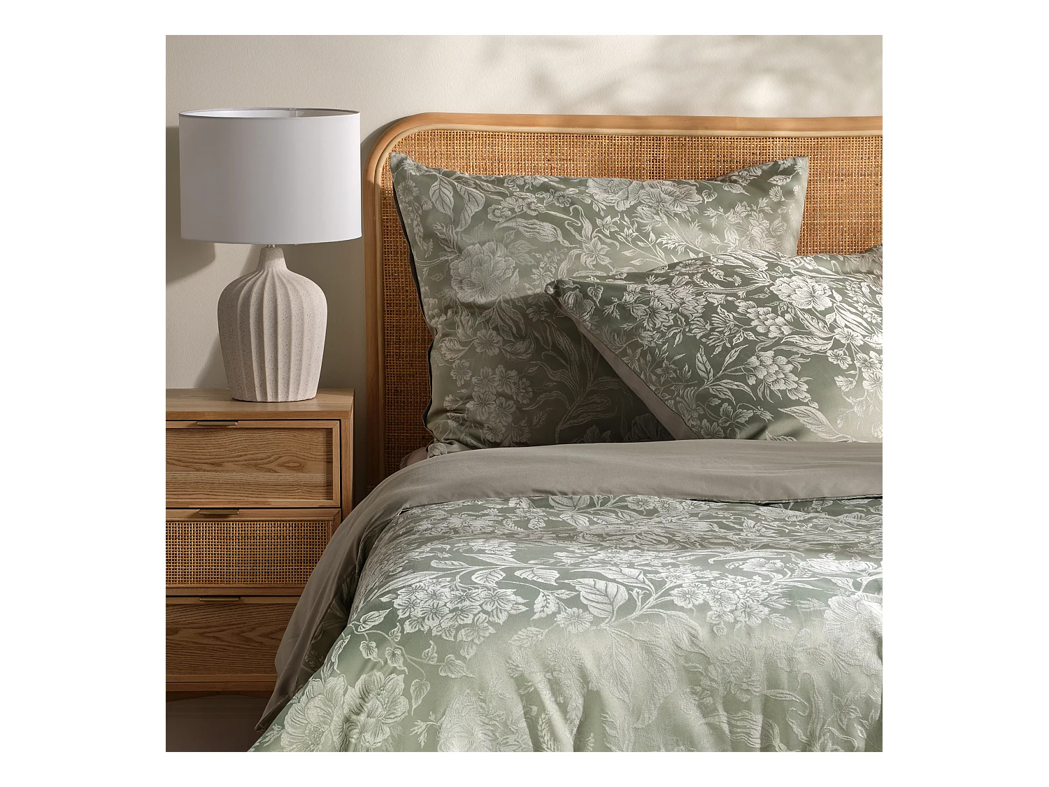 Parure de lit Virana Vert Polyester 160x200