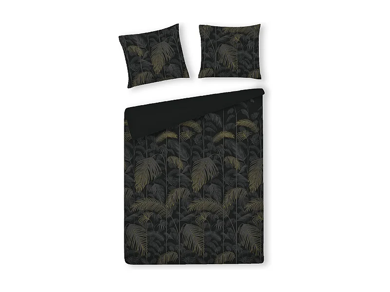 Bettwäsche Palmnight mittelschwarz 160x200