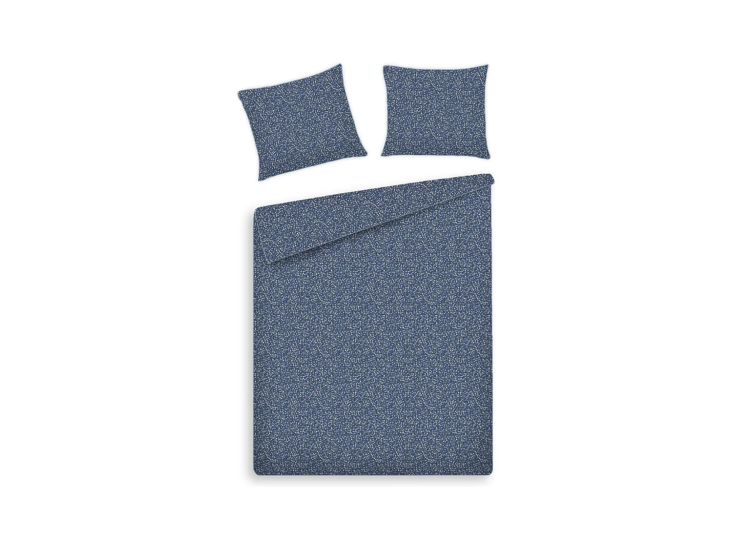 Bettwäsche Crisenta Mittelblau 160 x 200