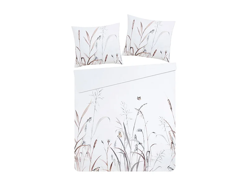 Bettwäsche Osmanta Mikrofaser mittelweiß 200x220 cm