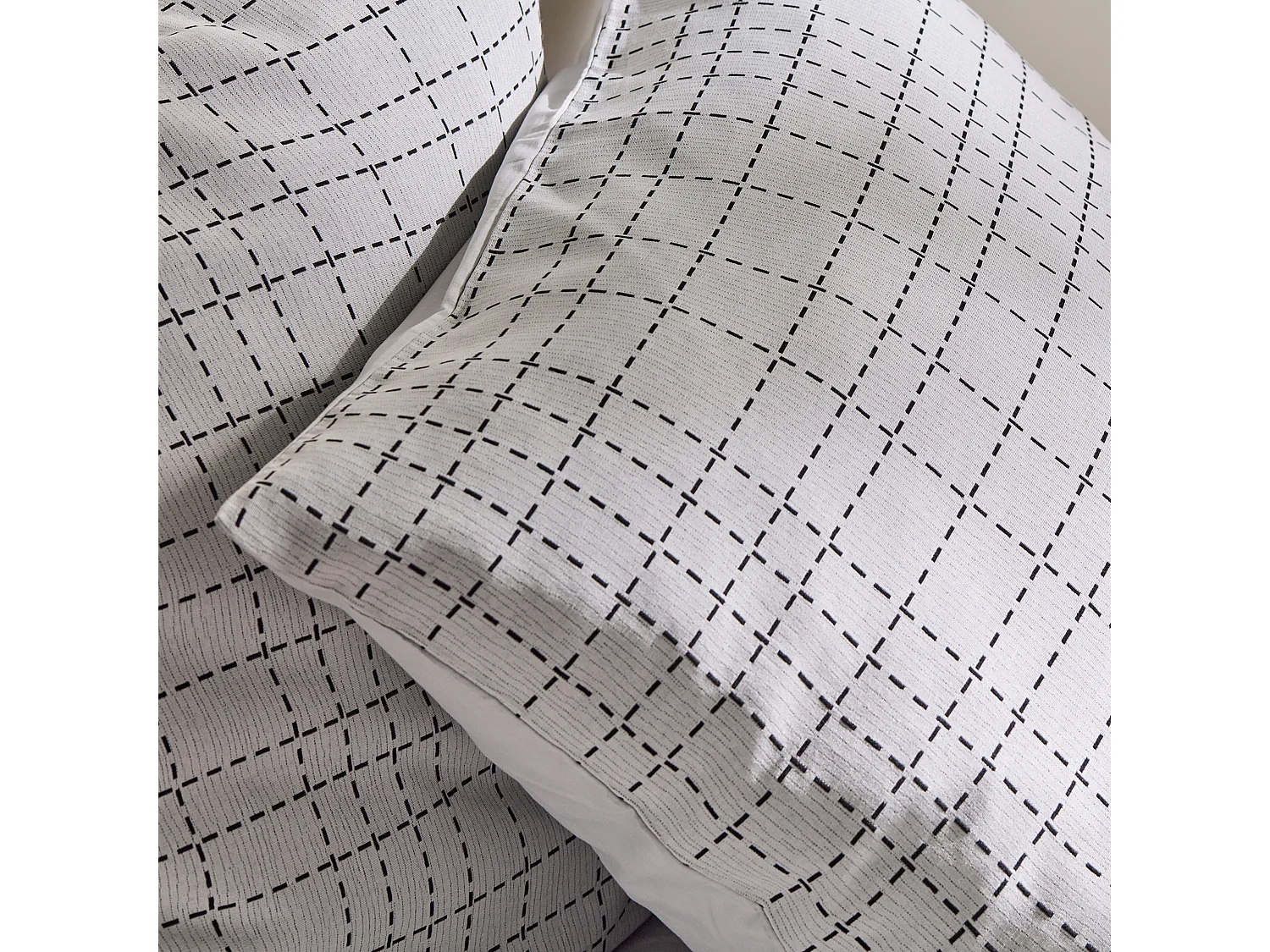 Parure de lit Sirana gris clair polyester 200x220