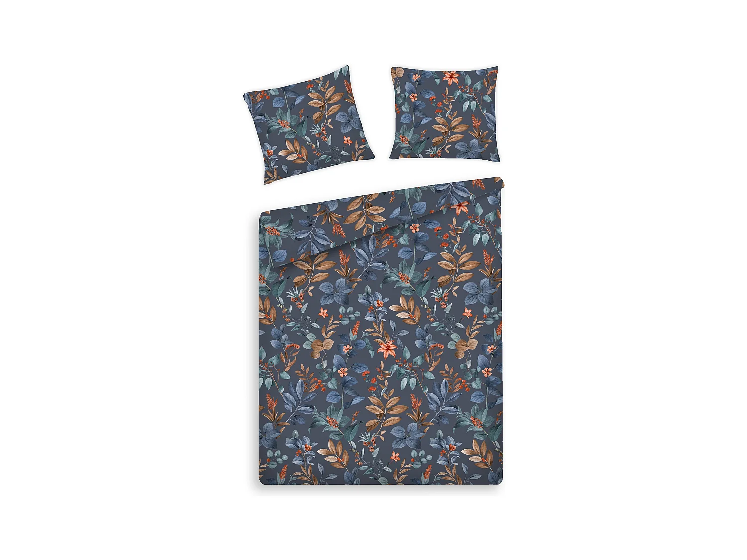 Bettwäsche Feriosa Dunkelblau 160 x 200