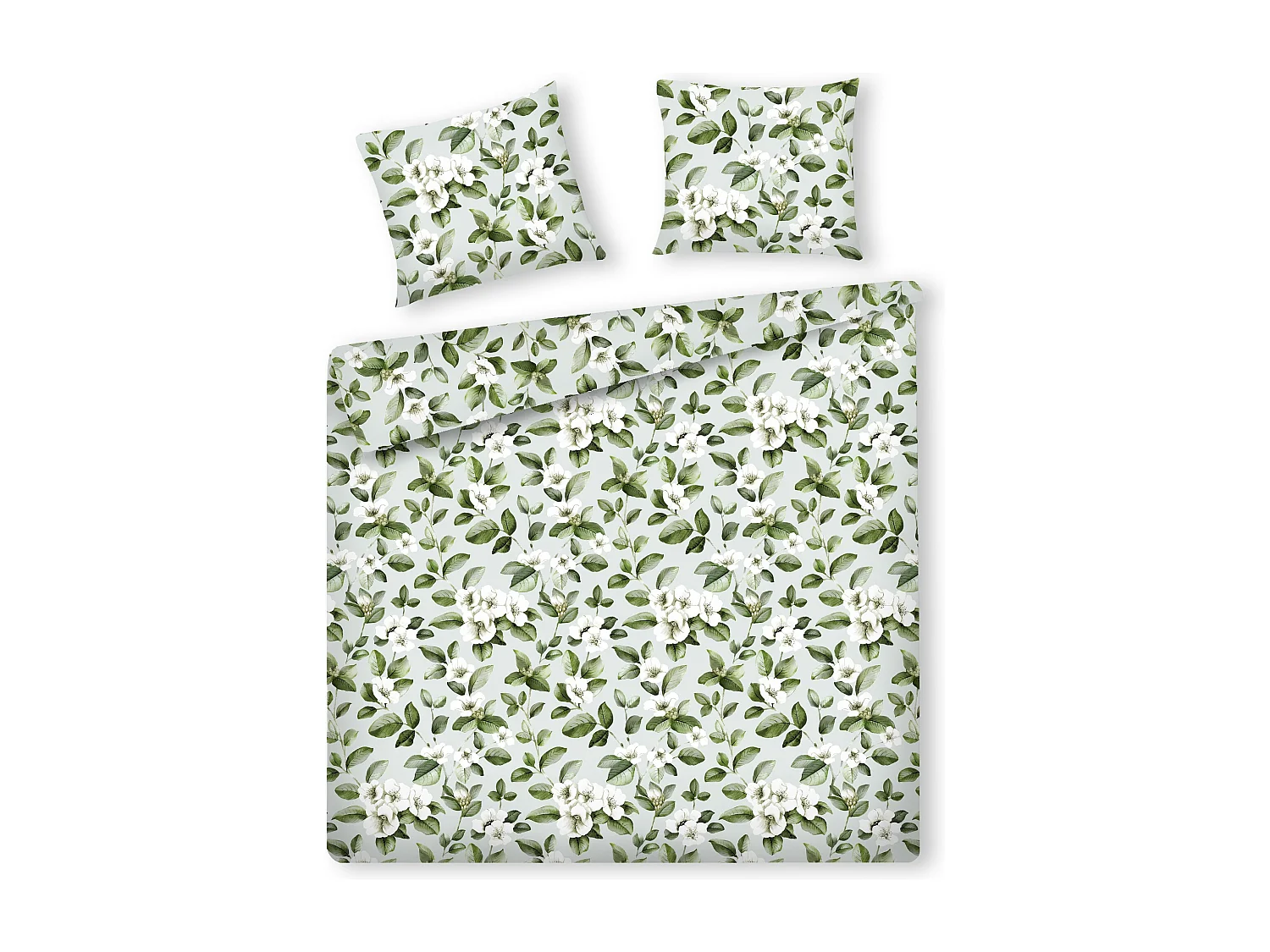 Bettwäsche Cindelia hellgrau 200 x 220