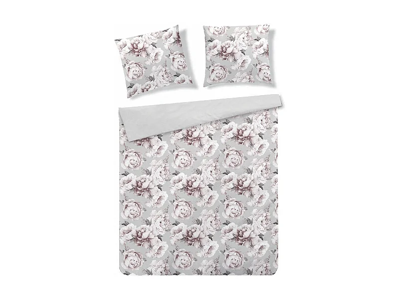 Bettwäsche Paliora Hellgrau 160x200