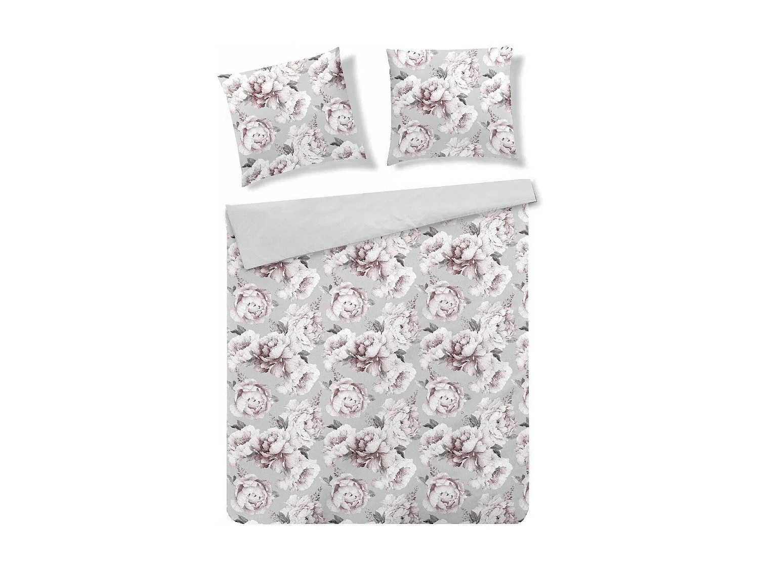 Bettwäsche Paliora Hellgrau 160x200