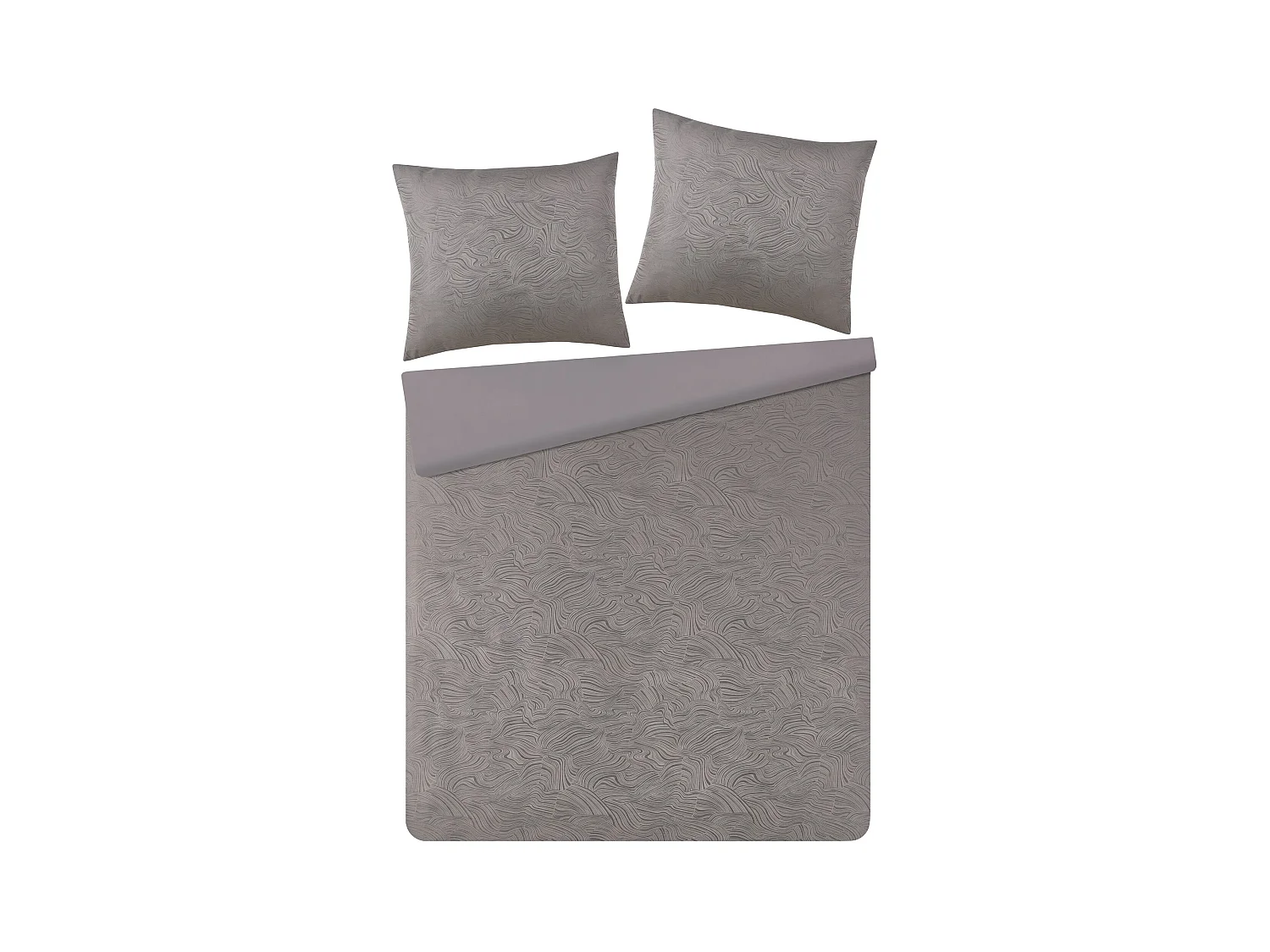 Bettwäsche Linno Dunkelbeige 160 x 200