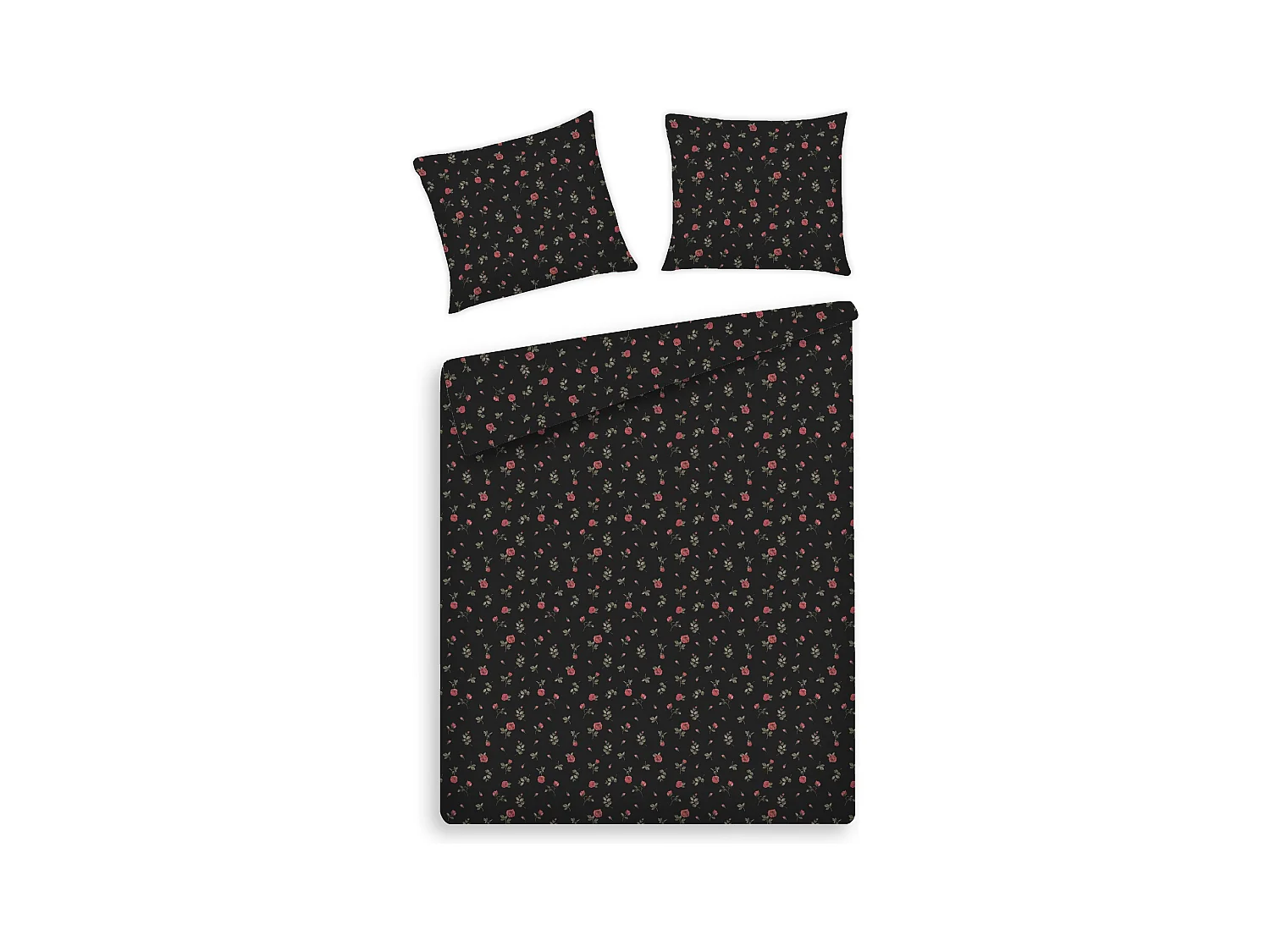 Parure de lit Dalinore Noir Coton 160x200