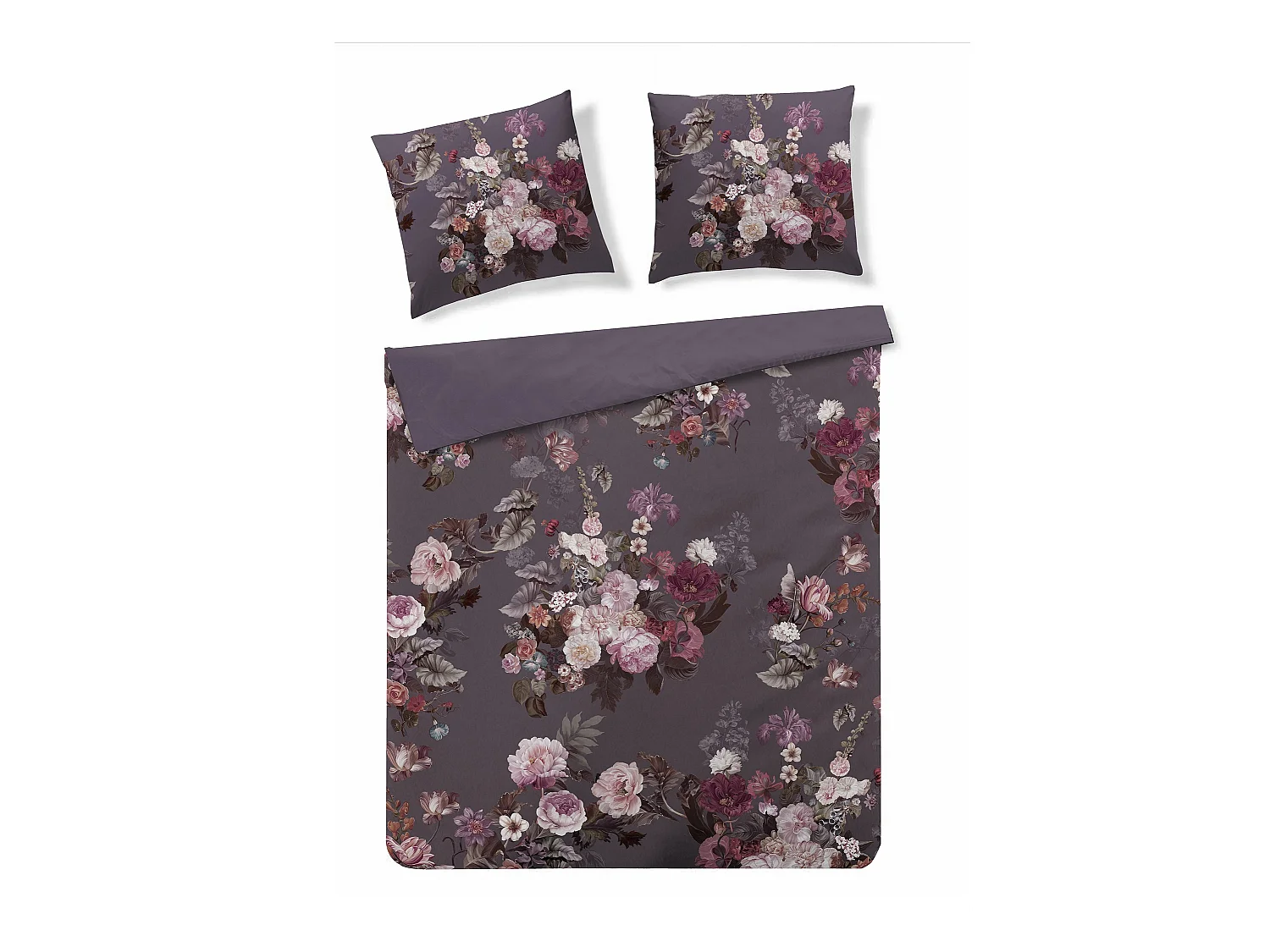 Parure de lit Zelfina Violet Foncé Microfibre 200x220