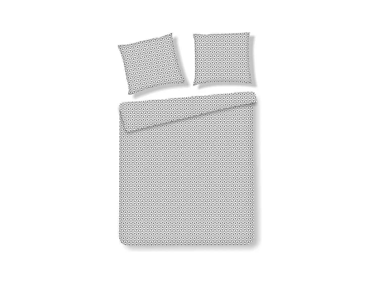 Parure de lit Virelli Noir Coton 200x220