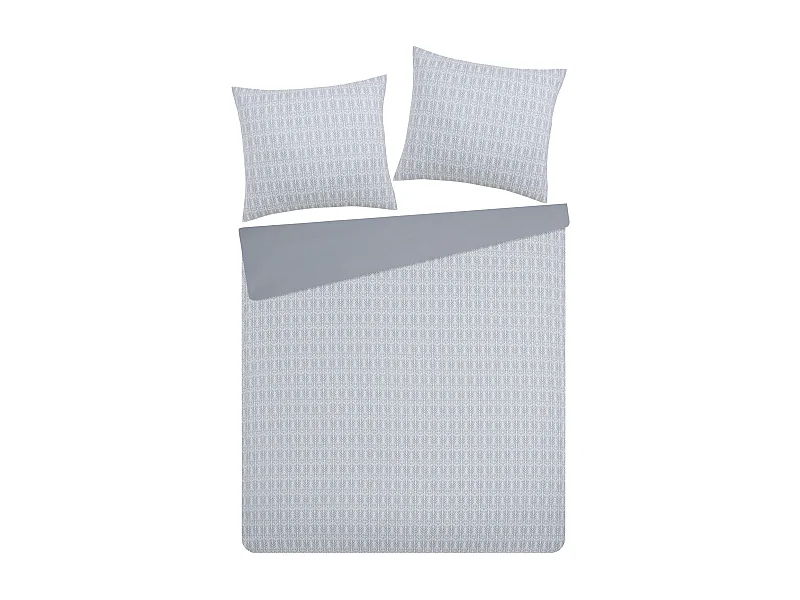 Bettwäsche Ariess mittelgrau 200 x 220