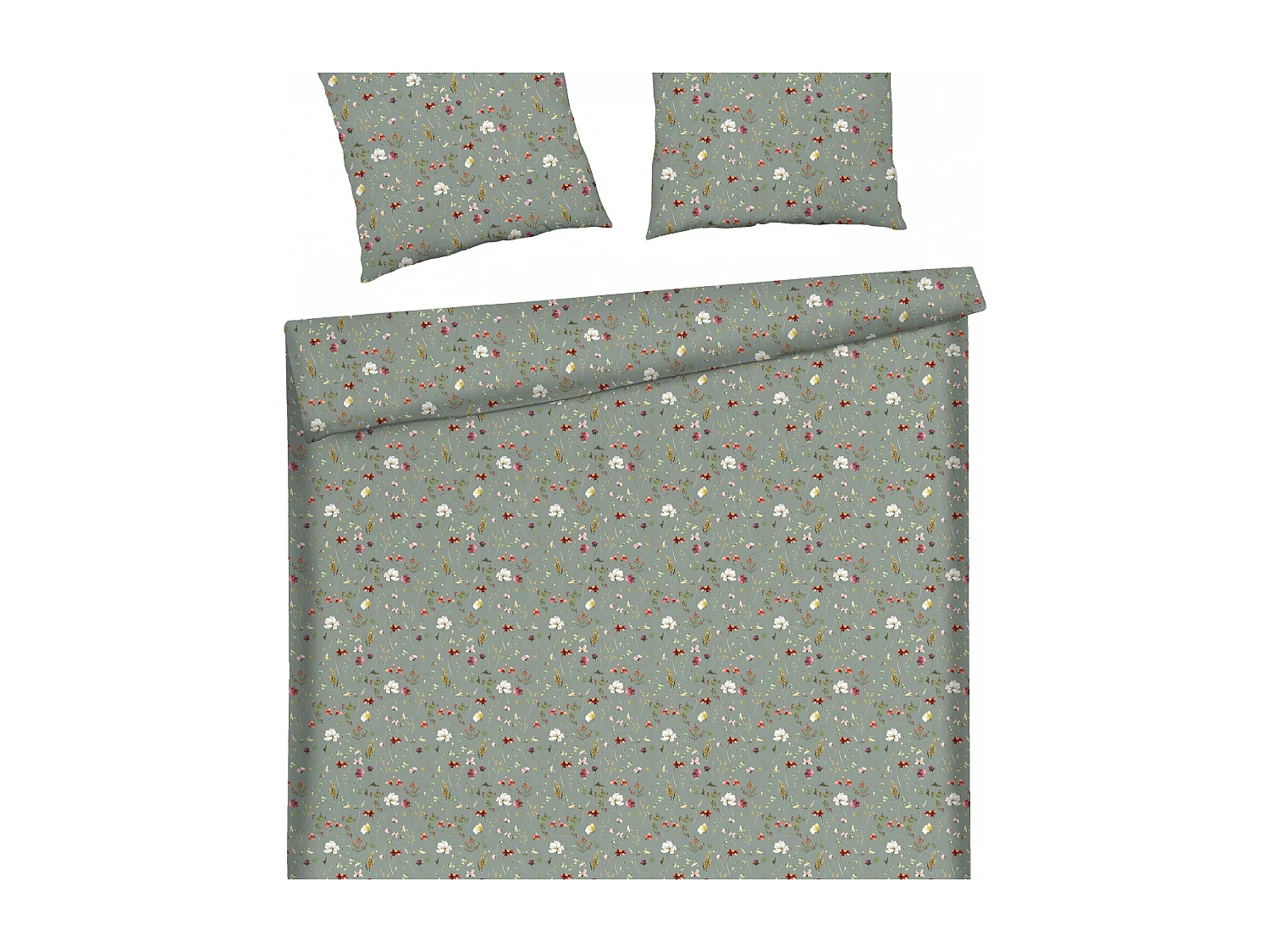 Parure de lit Pradella beige foncé coton 200x220