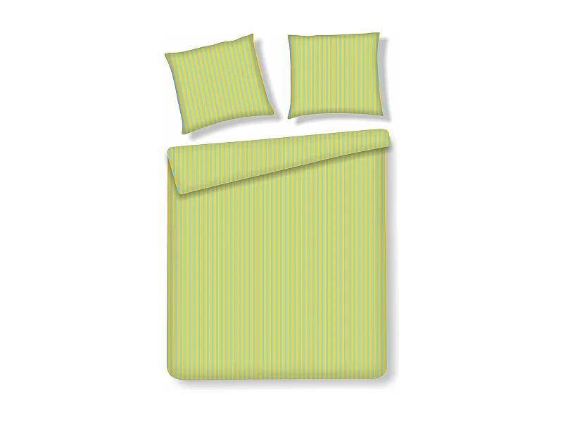 Parure de lit Kari Jaune Moyen Coton 200x220