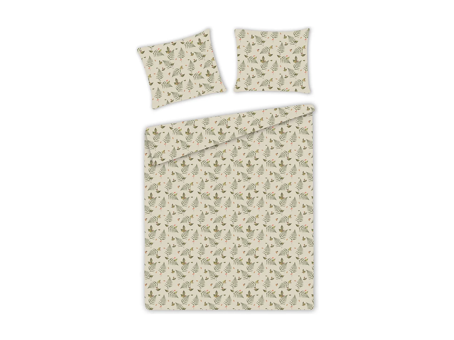 Bettwäsche Shroomsis 200x220 Beige