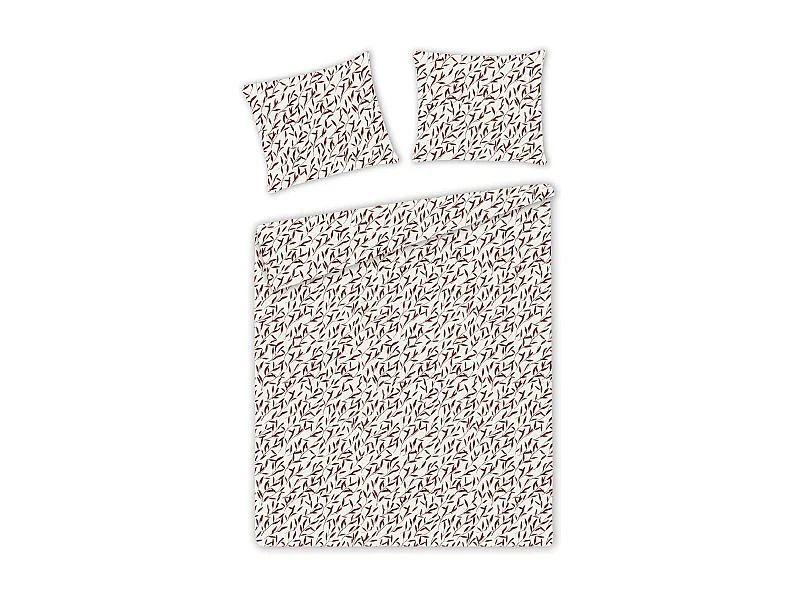 Parure de lit Alisora Beige Clair Coton 160x200