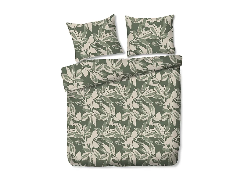 Parure de lit Remaro Vert Microfibre 200x220