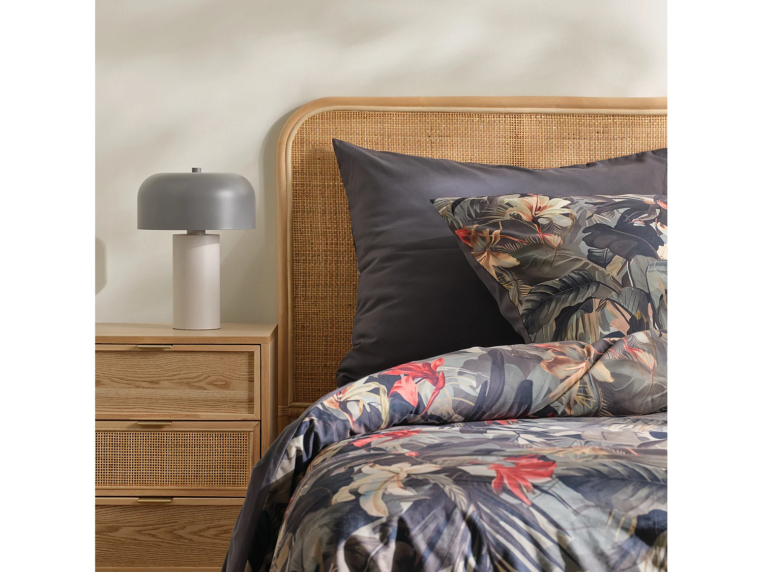 Parure de lit Manuca Vert Foncé Microfibre 200 x 220