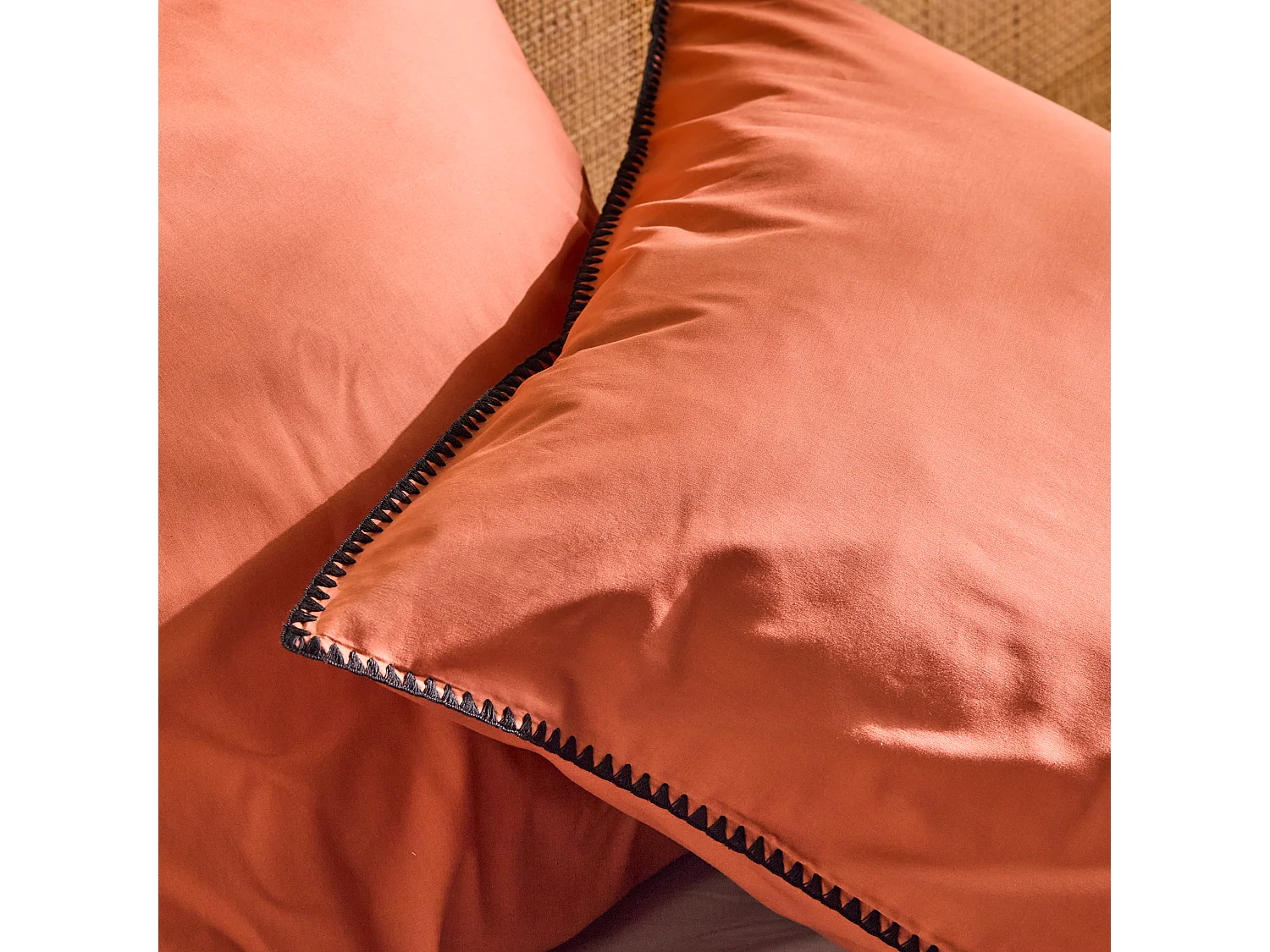 Bettwäsche Tanger Dunkelorange 200x220