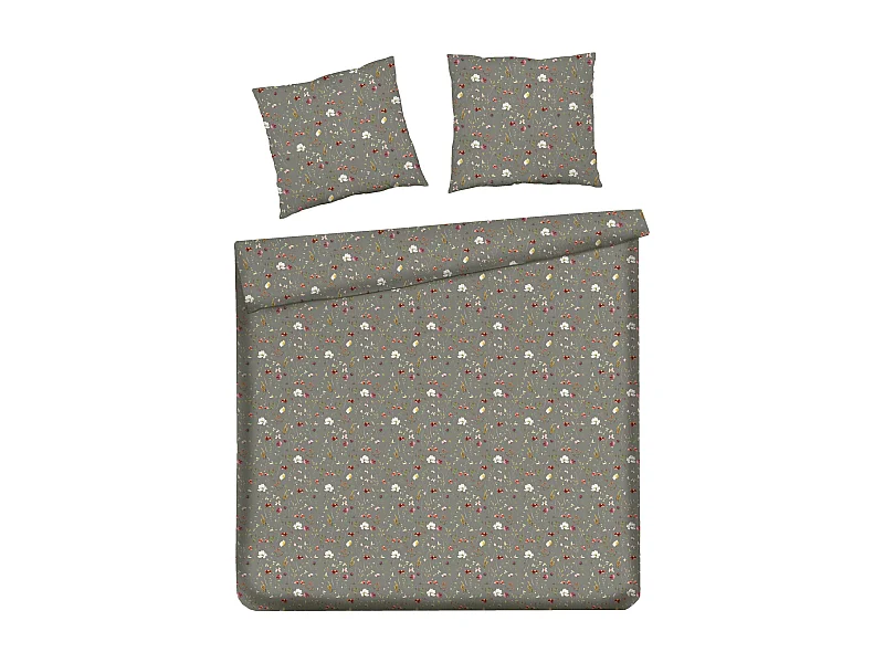 Bettwäsche Pradella 160x200 Dunkelbeige