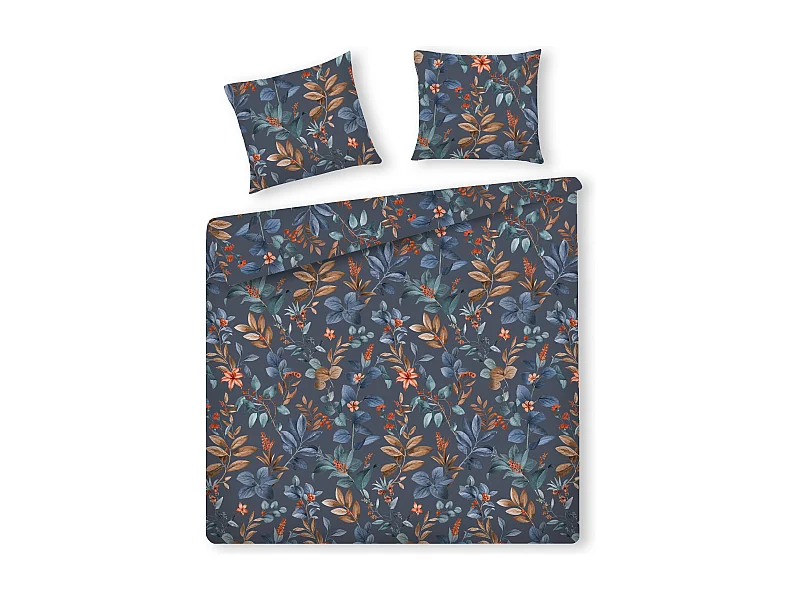 Bettwäsche Feriosa Dunkelblau 200 x 220