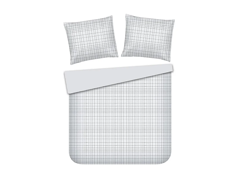 Bettwäsche Sirana Hellgrau 160x200