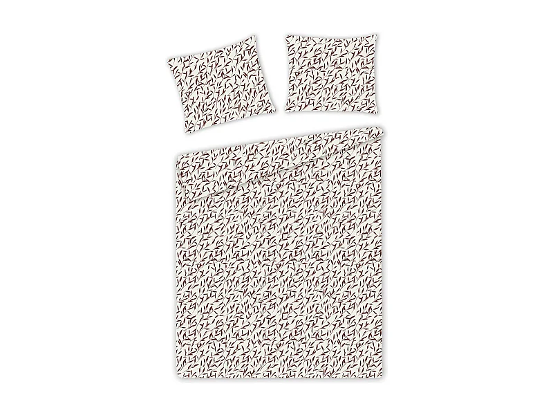 Parure de lit Alisora Beige Clair Coton 200x220