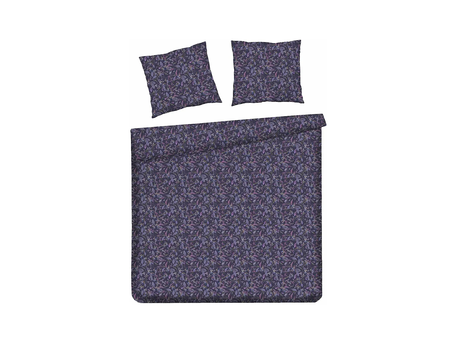 Bettwäsche Veriso Dunkelviolett 200 x 220