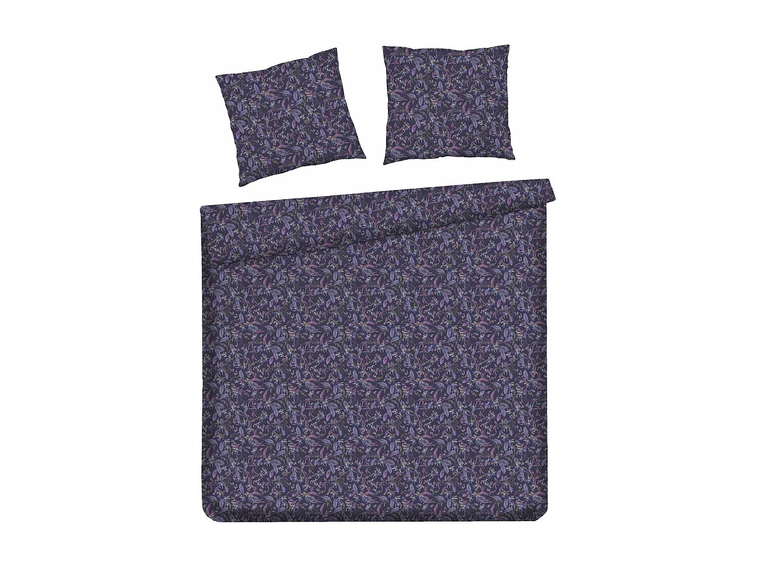 Bettwäsche Veriso Dunkelviolett 200 x 220