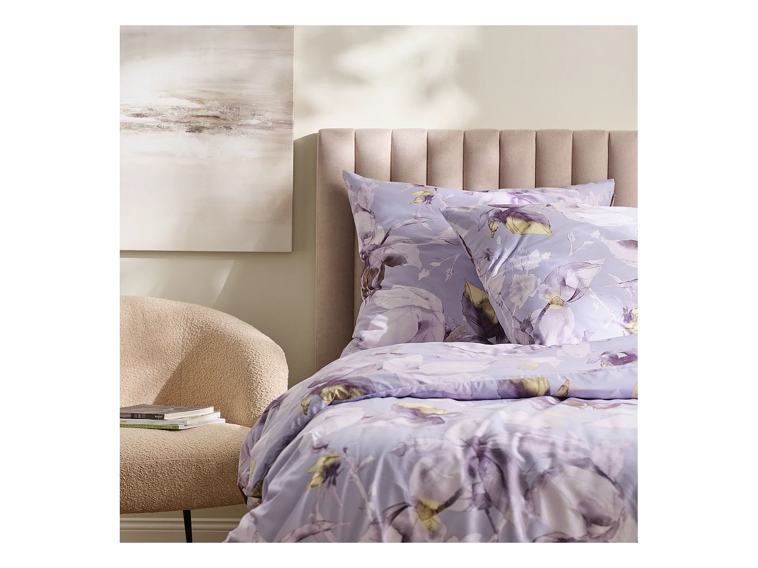 Parure de lit Celivia Violet Clair Microfibre 200x220