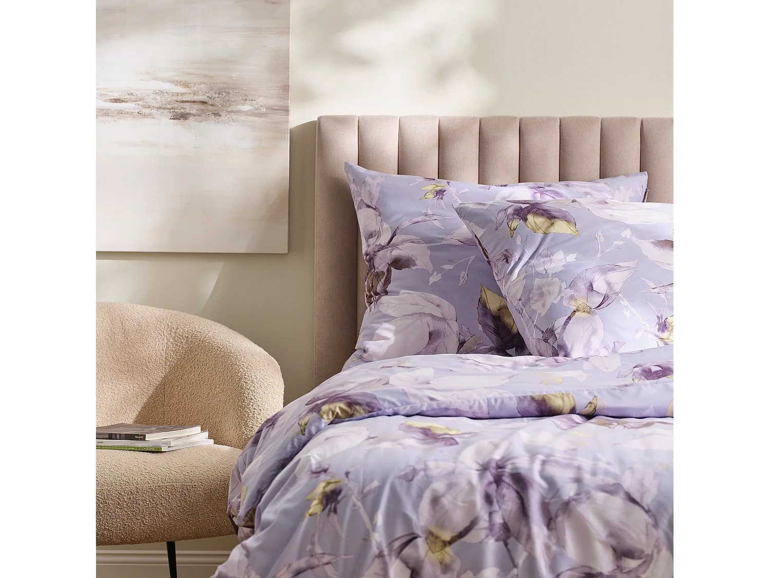 Parure de lit Celivia Violet Clair Microfibre 200x220