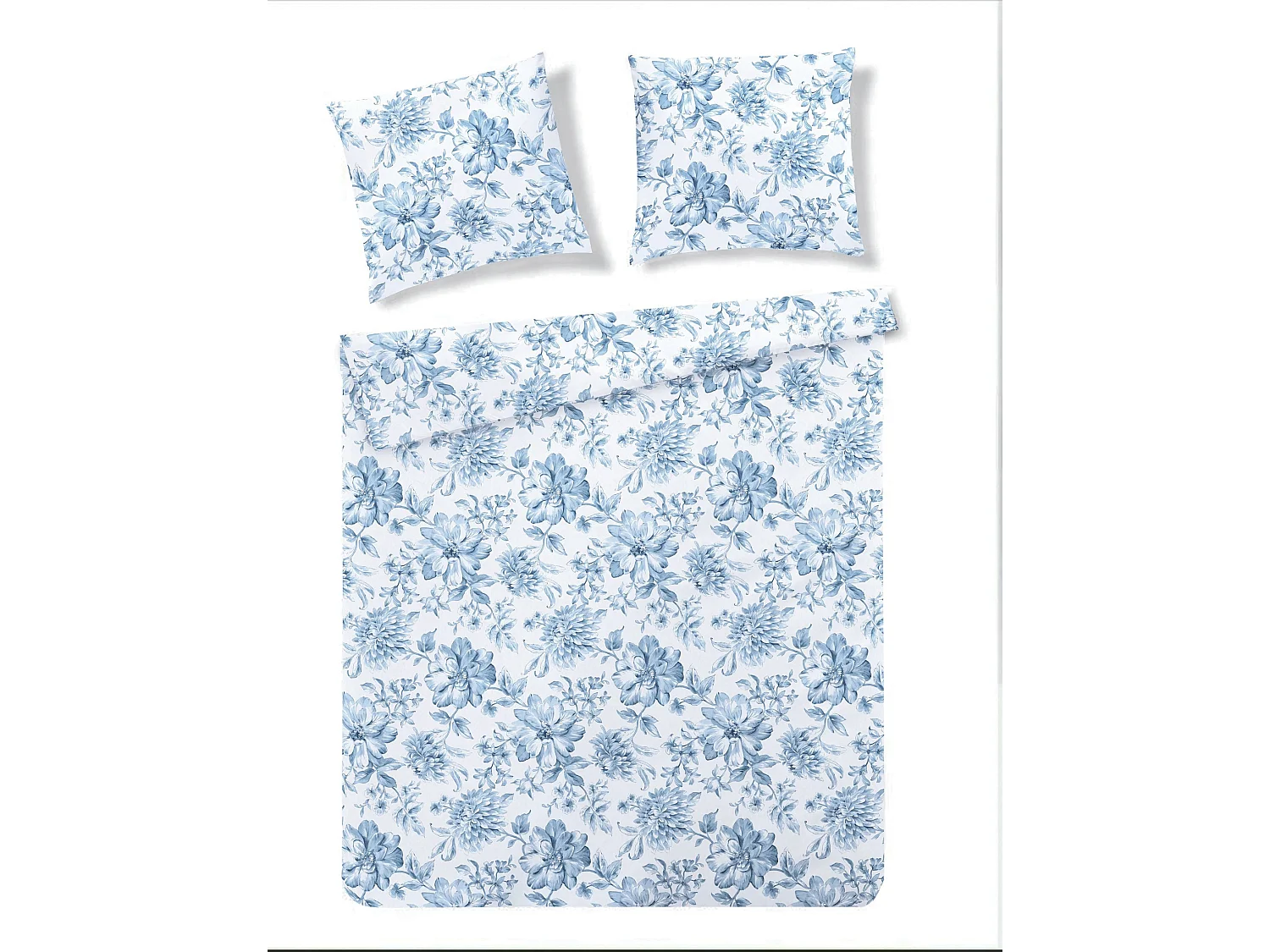 Parure de lit Rapallo Bleu Clair Microfibre 200x220