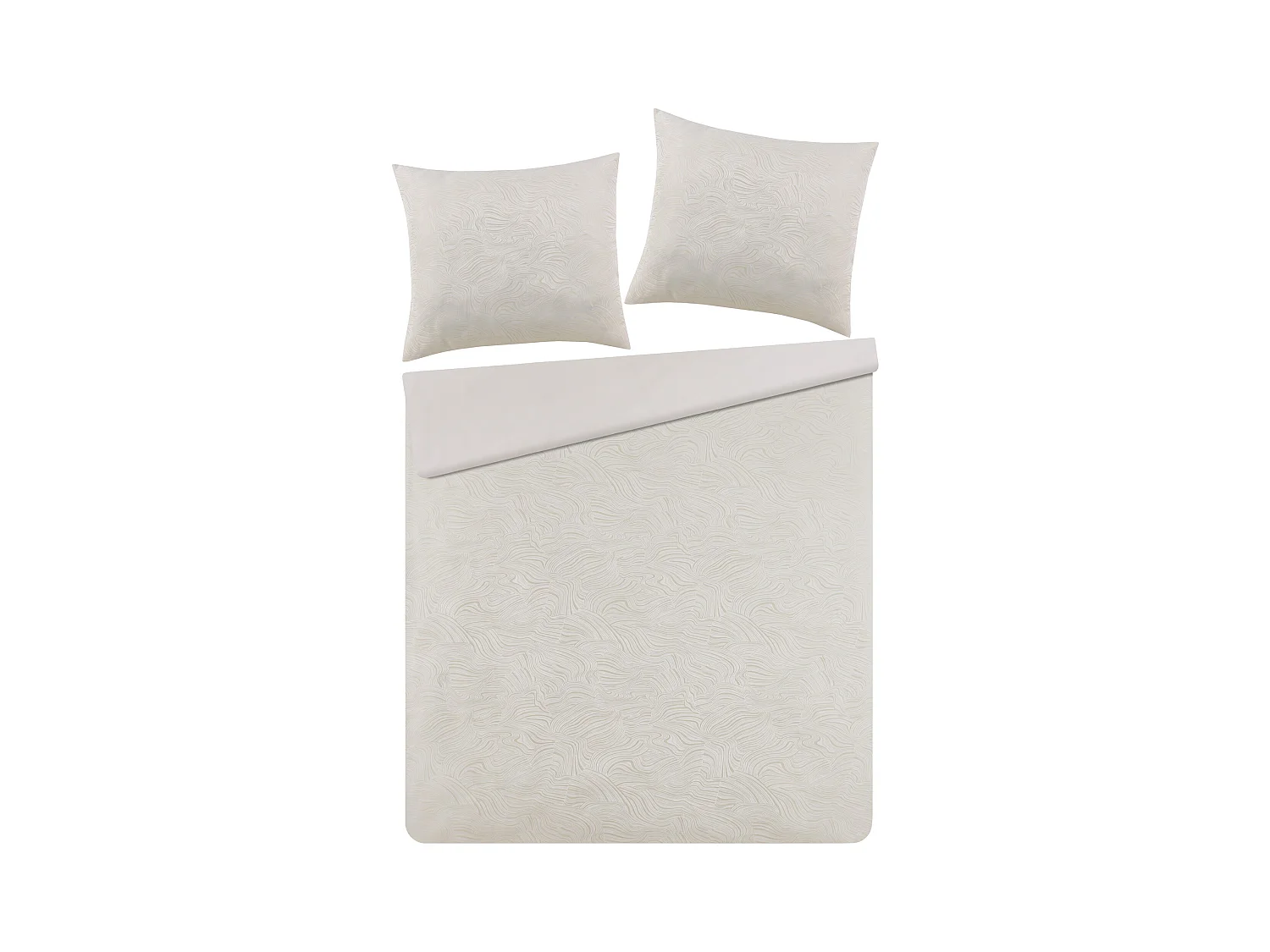 Parure de lit Linno écru polyester 200x220