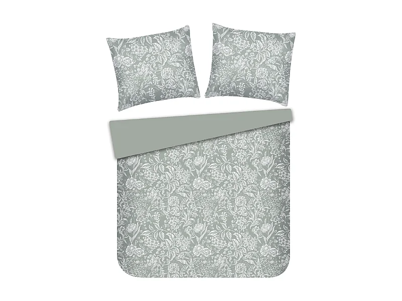 Parure de lit Virana Vert Polyester Jaquard 200x220