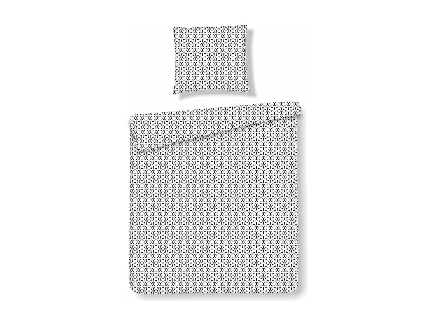 Bettwäsche Virelli Mittelschwarz 140 x 200