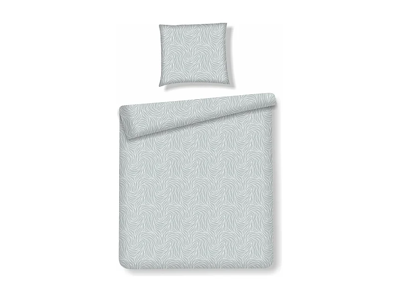 Bettwäsche Linguine Mittelgrau 140x200