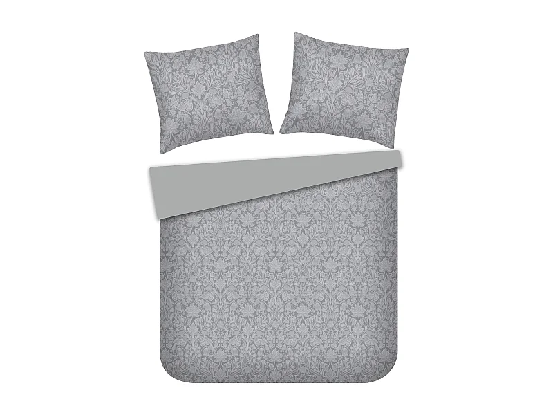 Parure de lit Diamir Gris Coton 200x220