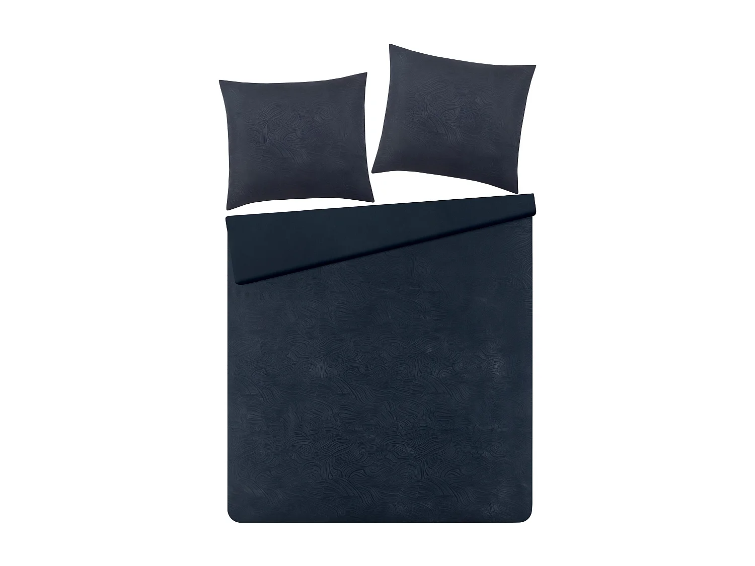 Bettwäsche Linno mittelschwarz 200 x 220