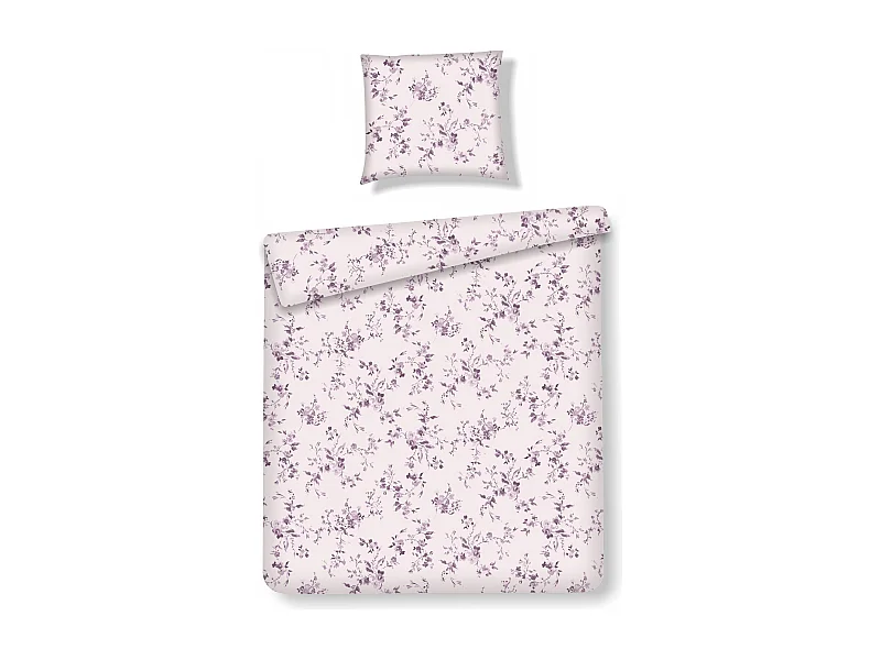 Bettwäsche Fiorre Mittelrosa 140x200 cm
