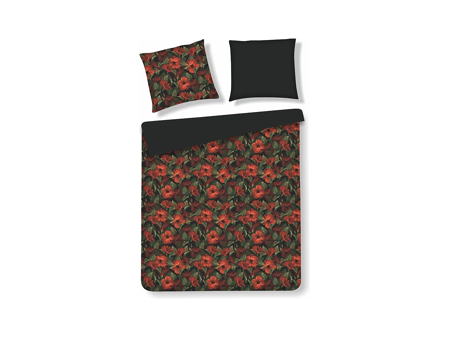 Bettwäsche Akaia Mittelschwarz 200 x 220
