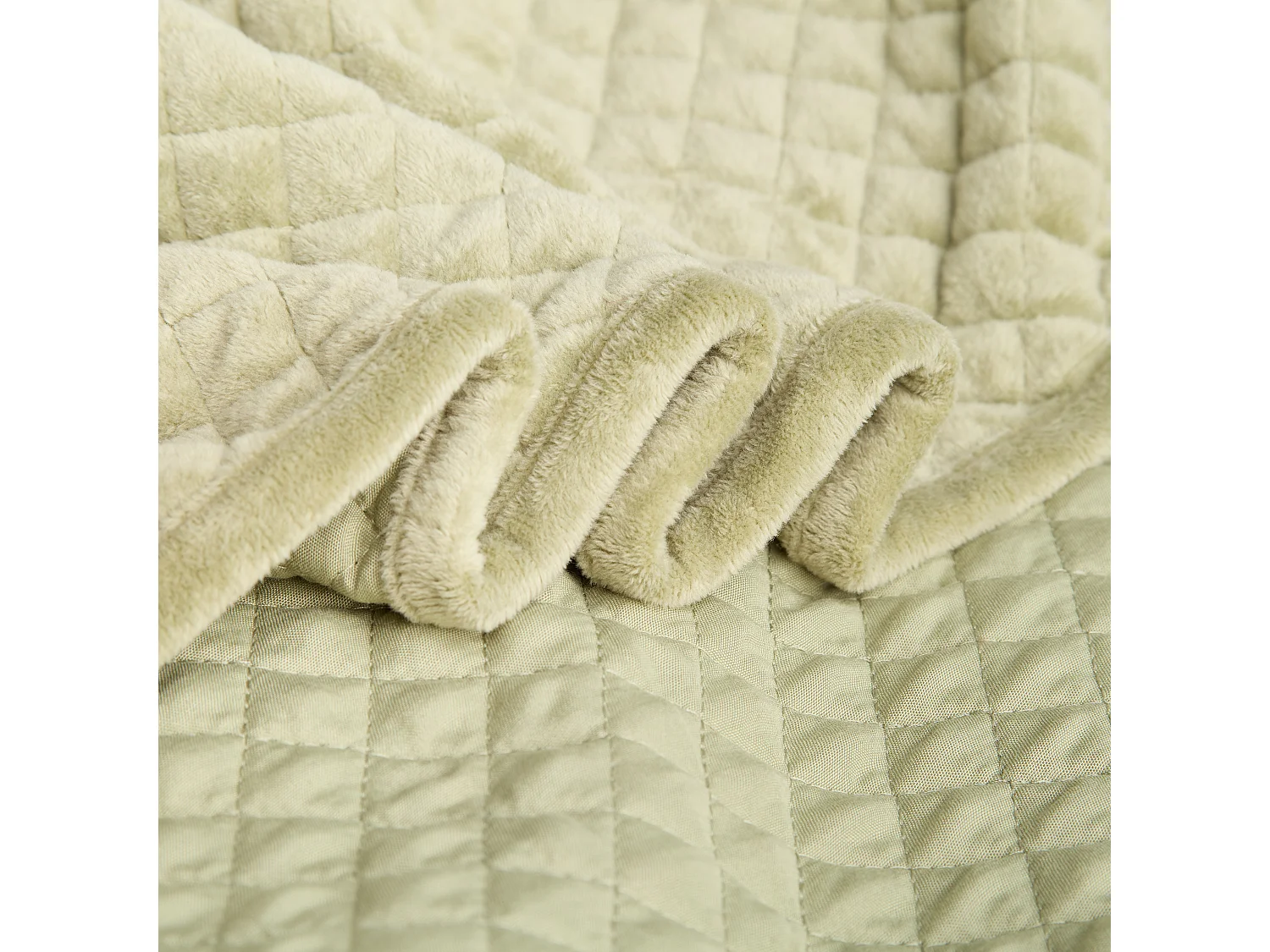 Couvre-lit Plums Vert Clair 200x220