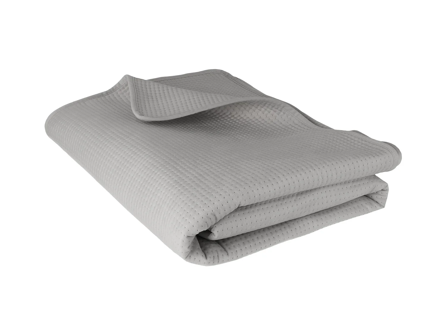 Couvre-lit Pontoso Gris Clair Velours 240x260