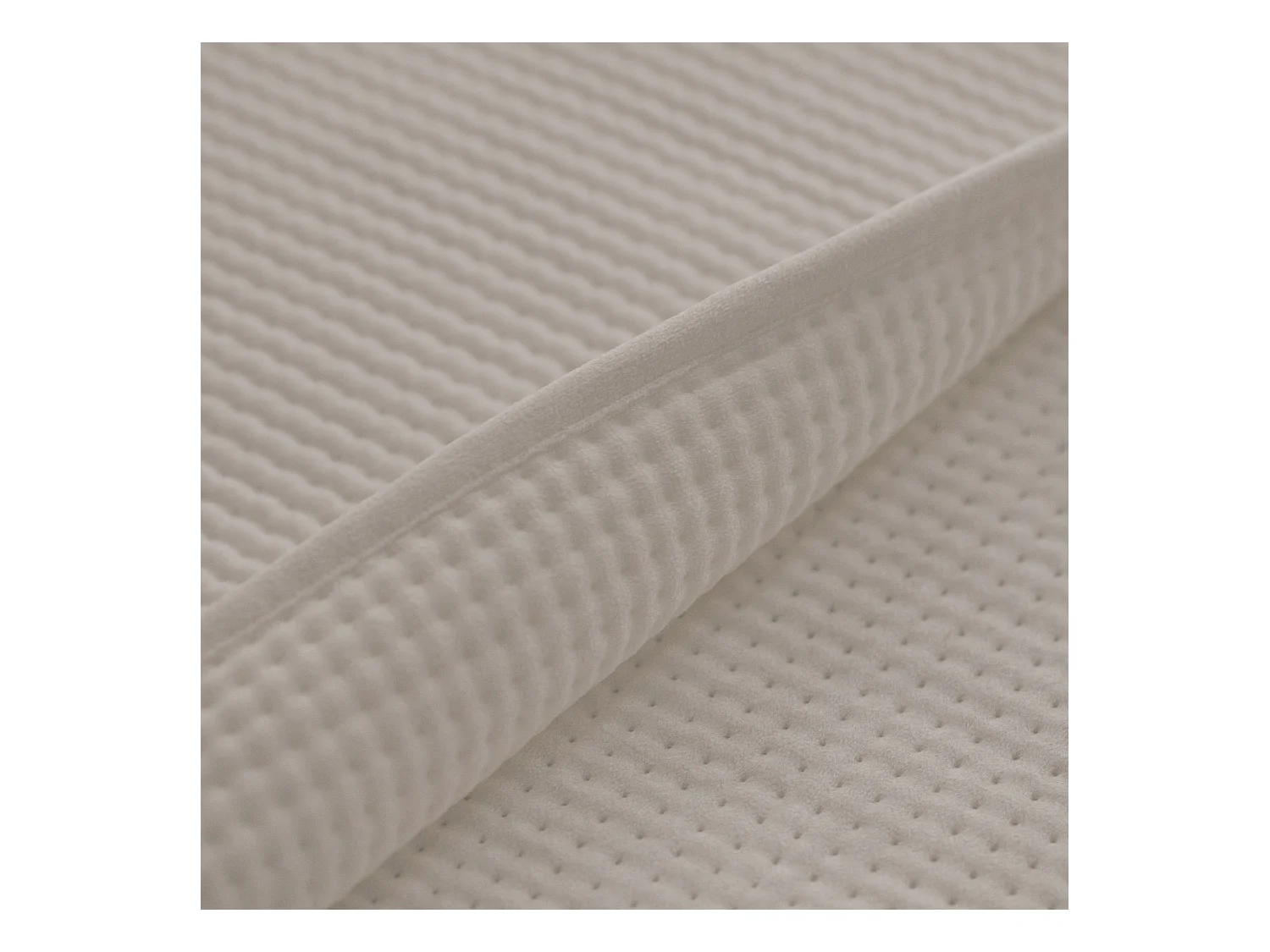 Couvre-lit Pontoso Gris Clair Velours 240x260