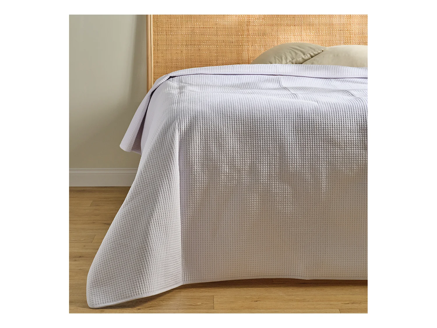 Couvre-lit Pontoso Violet Clair Velours 200x220