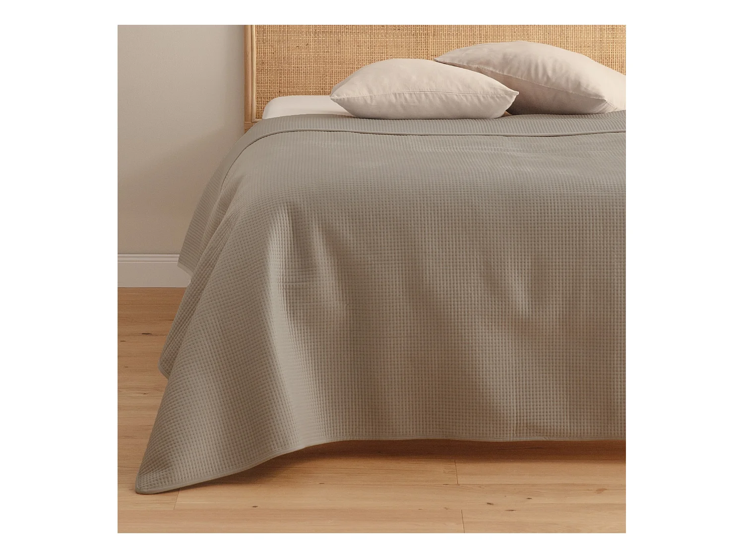 Couvre-lit Pontoso Brun Clair Polyester 240x260