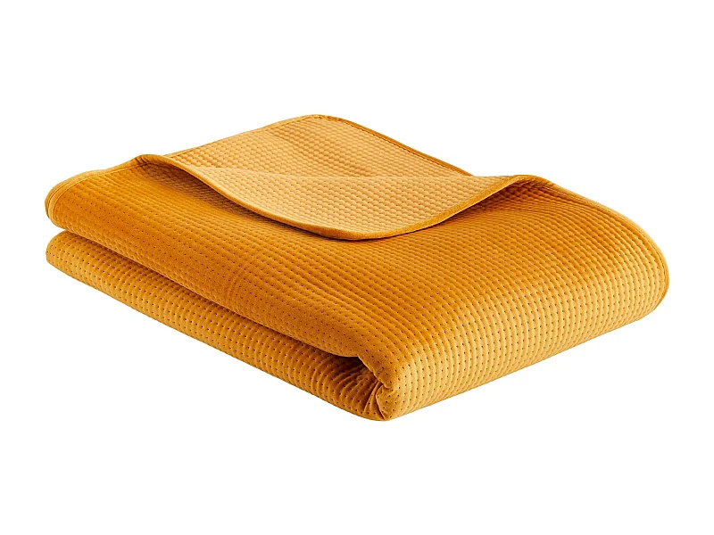 Couvre-lit Pontoso Jaune Foncé Polyester 200x220