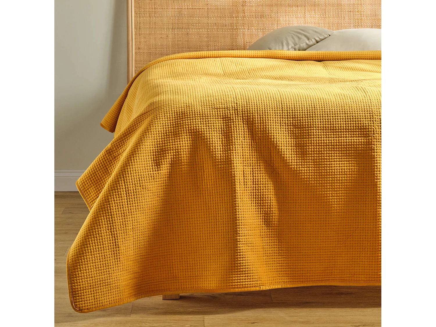 Tagesdecke Pontoso Dunkelgelb 200 x 220