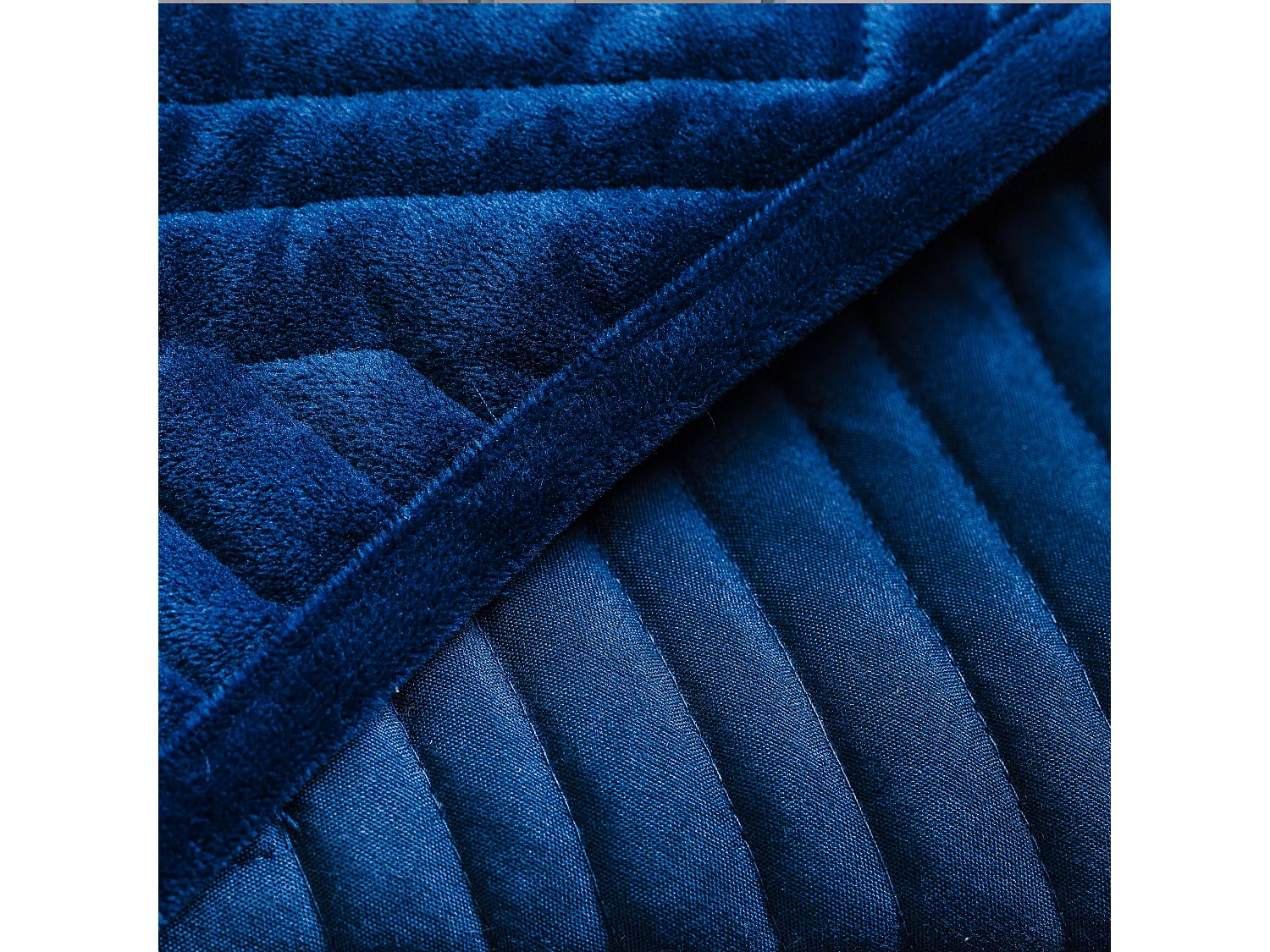 Couvre-lit Élégance Bleu Foncé 200x220